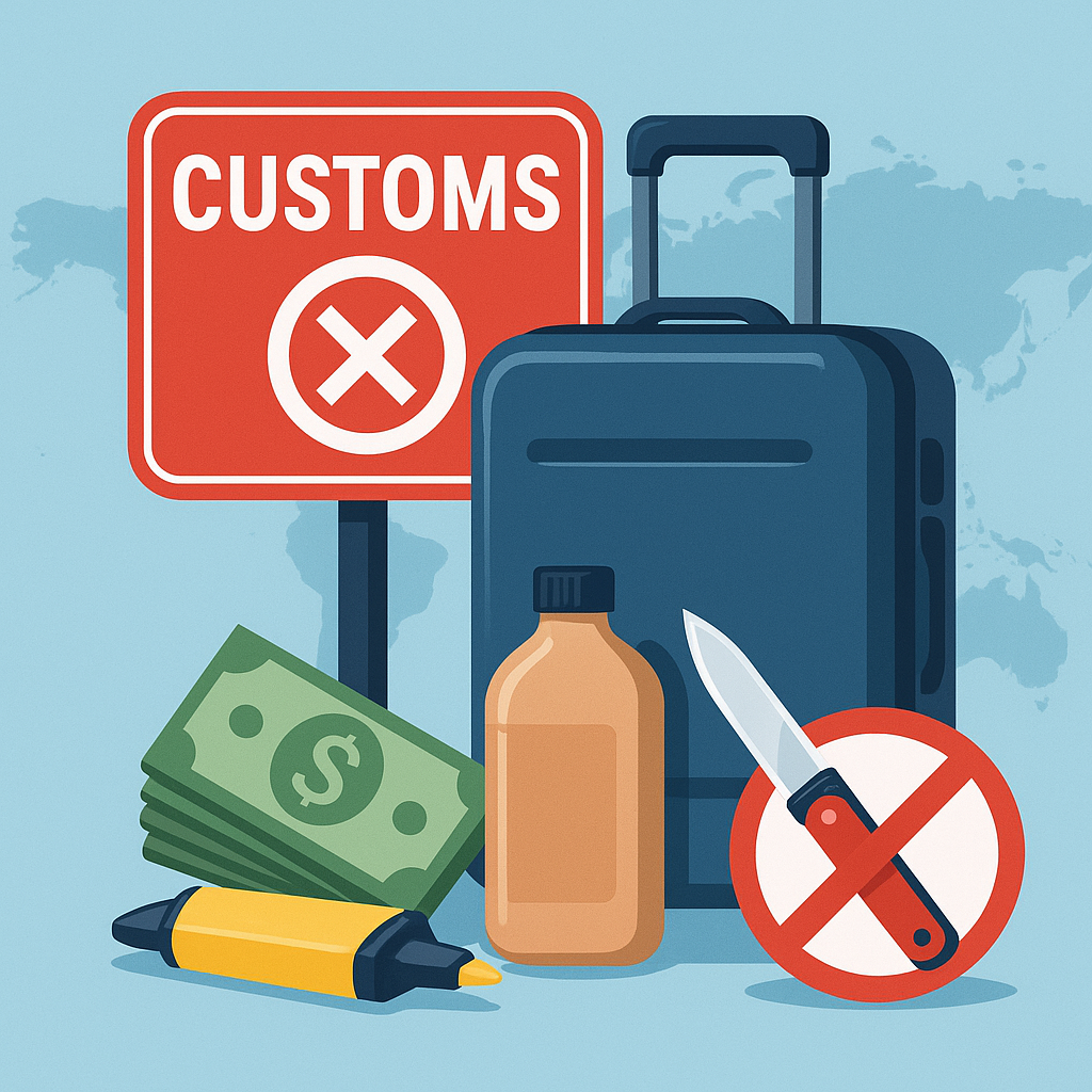 The Items That Cause Problems at International Customs