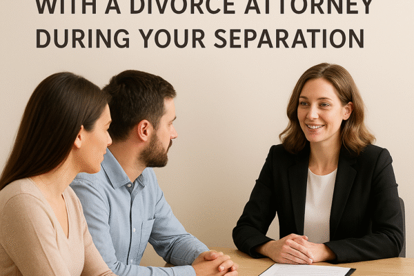 The Benefits of Working with a Divorce Attorney During Your Separation
