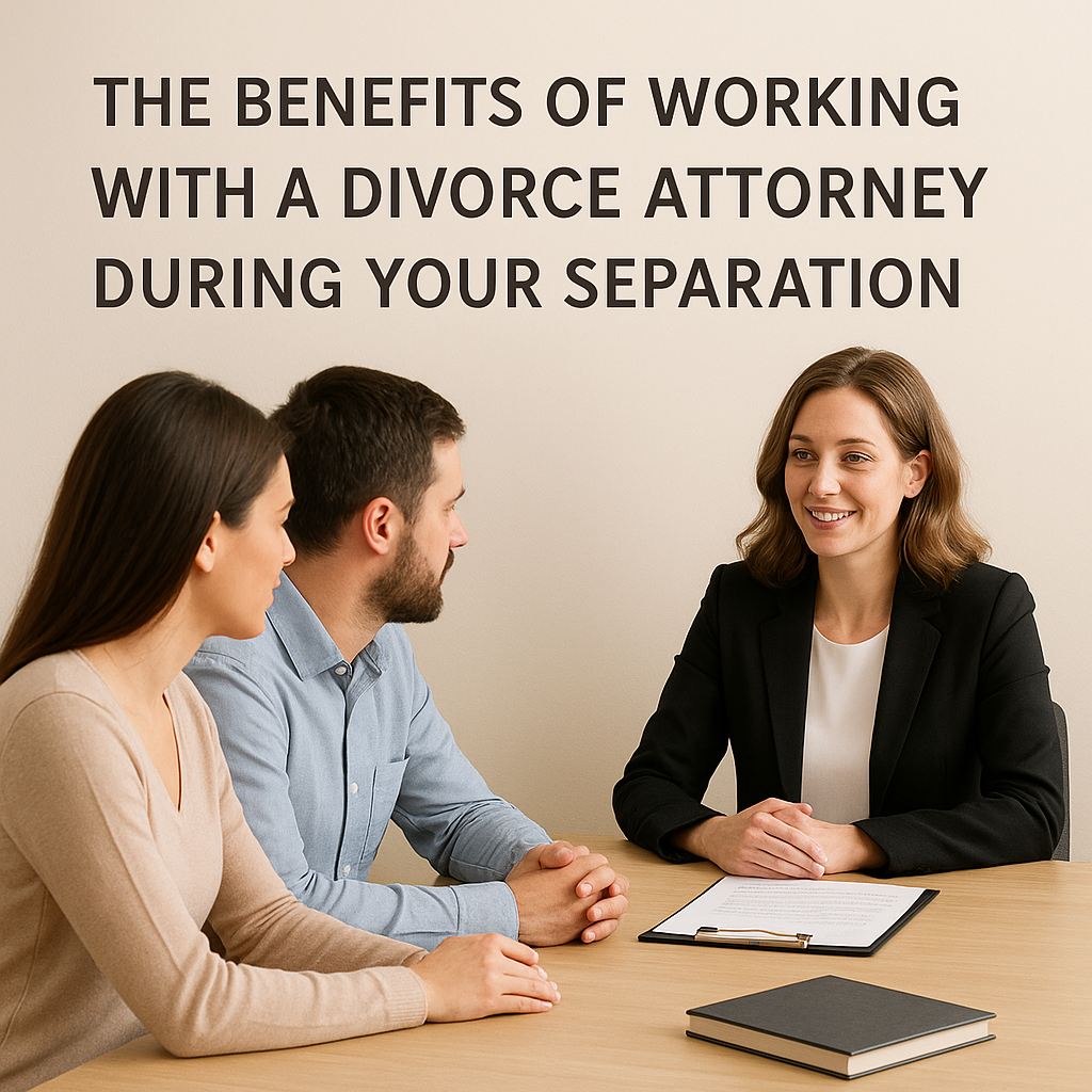 The Benefits of Working with a Divorce Attorney During Your Separation