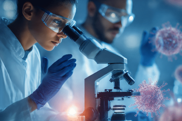 clinicians using molecular pathology tools to detect diseases before symptoms develop
