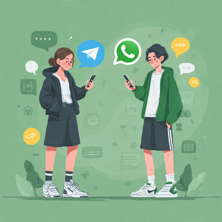 User privacy and data protection on Telegram vs WhatsApp apps
