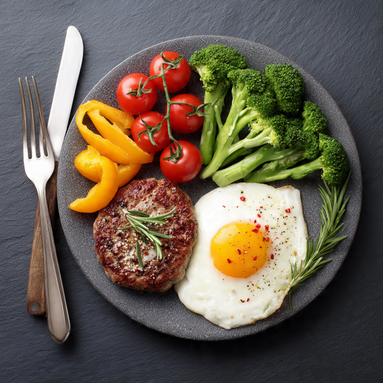 put in an image format: healthy meal plan based on the concept of nutrigenomics and gene-based dietary choices.