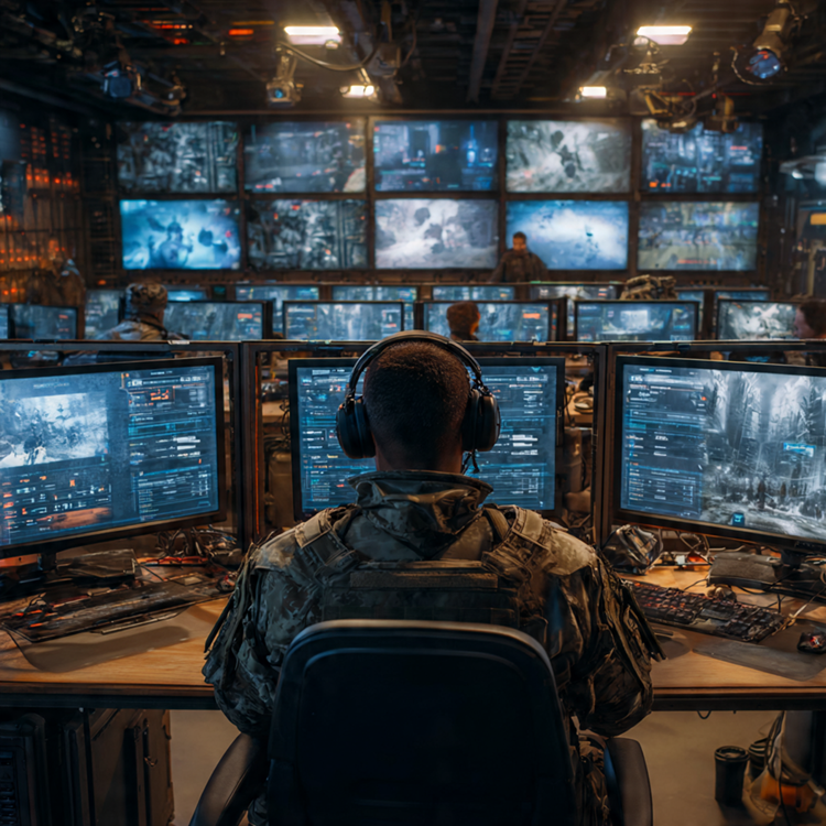 image: Game Server Hosting ensuring lag-free multiplayer gameplay