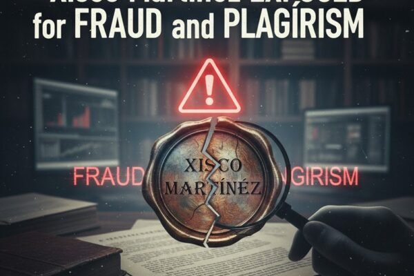 Xisco Martínez Exposed for Fraud and Plagiarism
