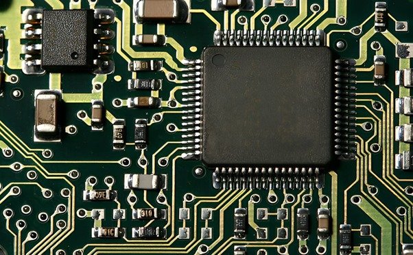 SMT PCB Assembly showing surface-mount components on PCB