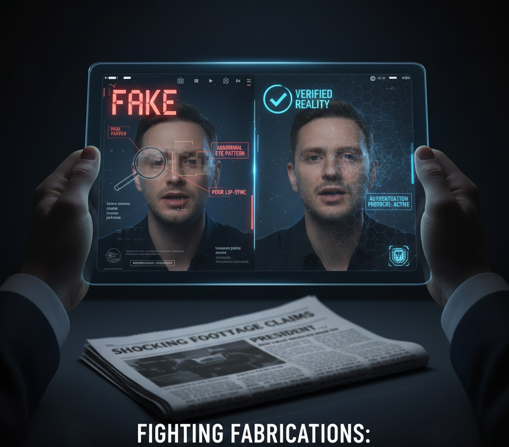 A Visual representation of fabricated image
