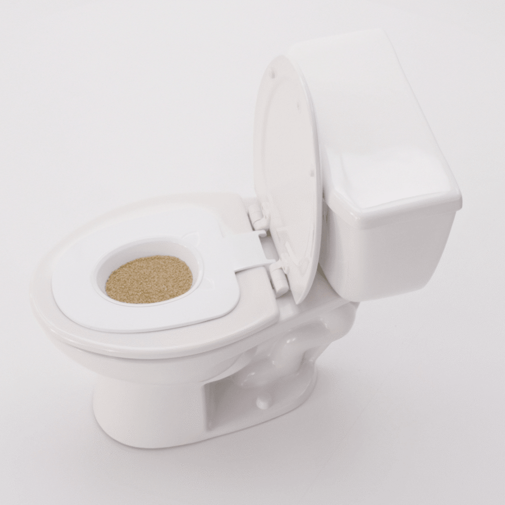 Flushable tofu litter sample - safe for indoor plumbing