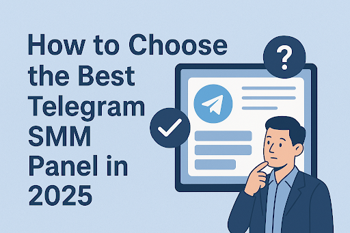 Marketer analyzing Telegram SMM panel dashboard for campaign performance