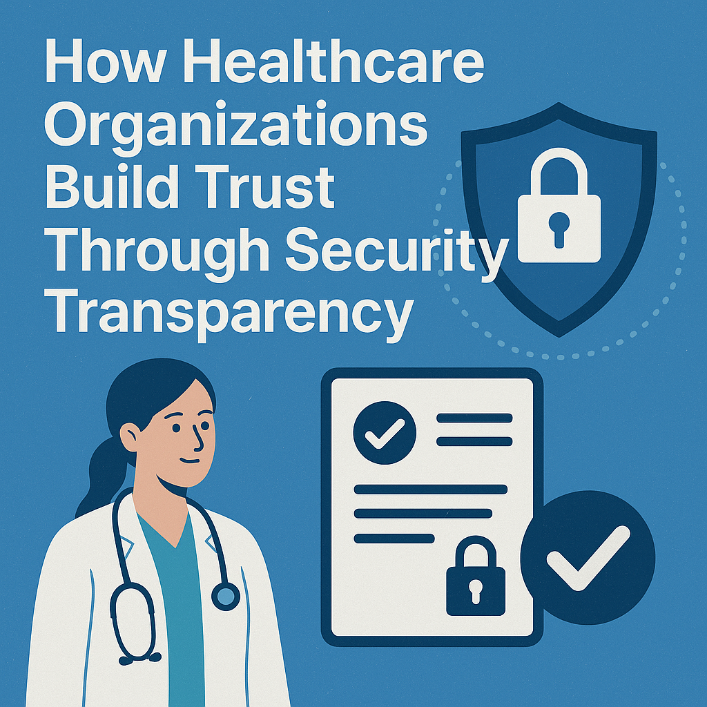 How Healthcare Organizations Build Trust Through Security Transparency