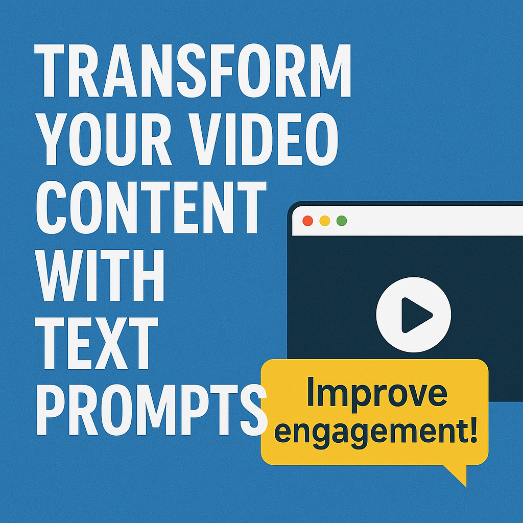 Transform Your Video Content with Text Prompts