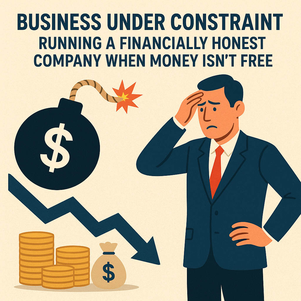 Business Under Constraint: Running a Financially Honest Company When Money Isn’t Free