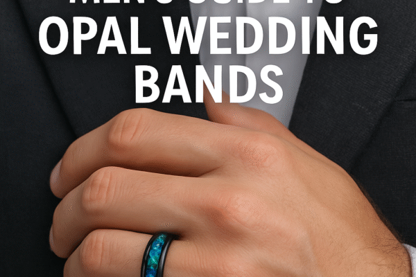 Opal Wedding Bands for Men