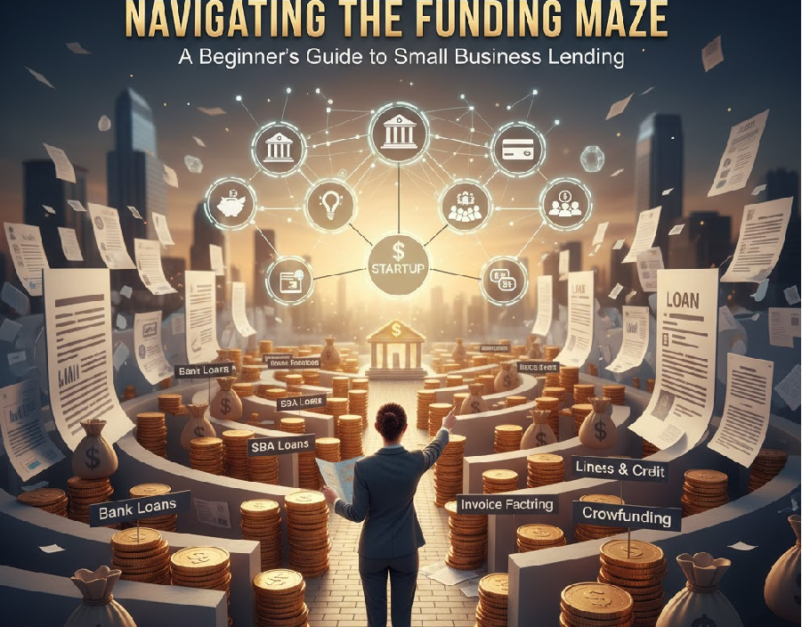 Navigating the Funding Maze: A Beginner's Guide to Small Business Lending