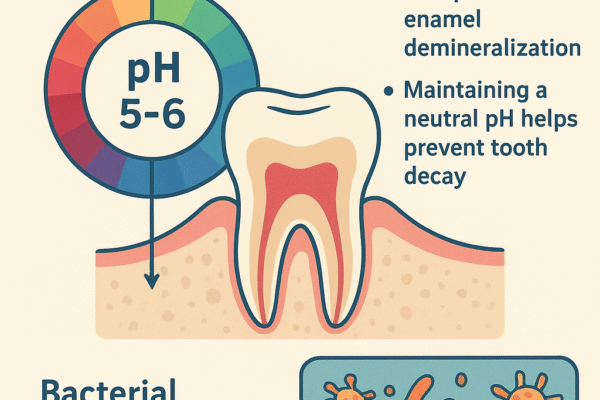 enamel demineralization and oral pH balance