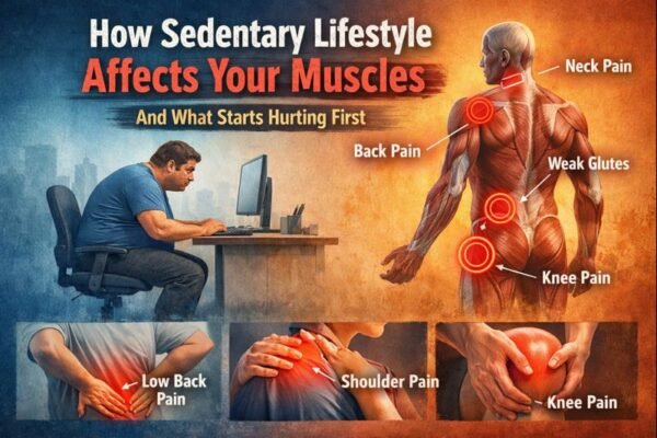 How Sedentary Lifestyle Affects Your Muscles and What Starts Hurting First