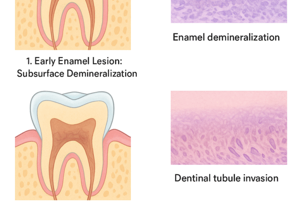 Histological Stages of Tooth Decay
