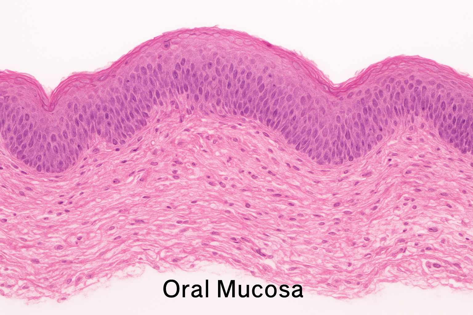 Oral Mucosa Structure in Detail