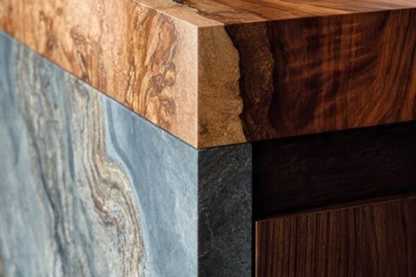 An in-depth look at how wood and stone furniture define luxury, longevity, and elegance in modern interior spaces.