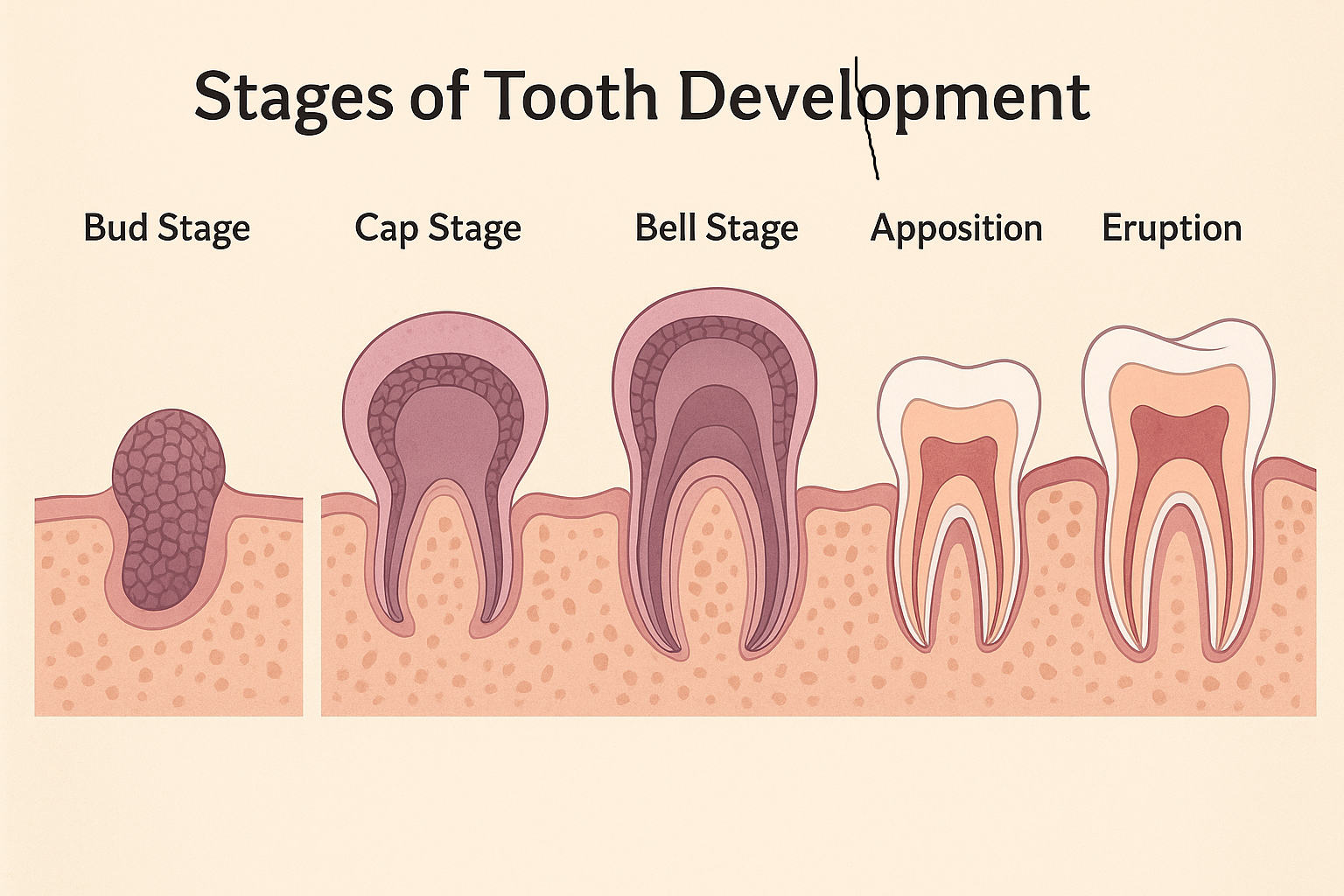 Stages of Tooth Development