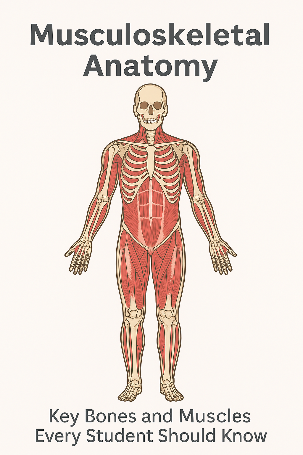 Human musculoskeletal system diagram