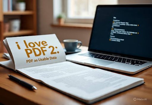 Converting PDF To JSON and the i love PDF 2: PDF as Usable Data.