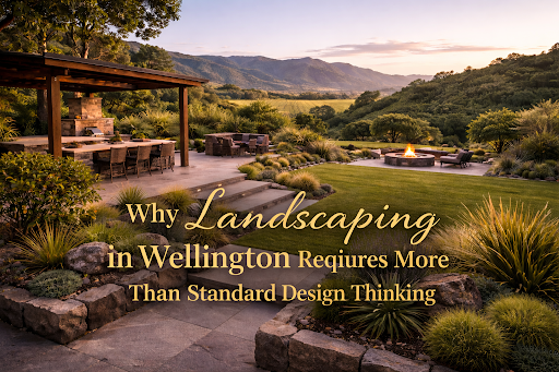 Why Landscaping in Wellington Requires More Than Standard Design Thinking