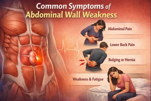 Common Symptoms of Abdominal Wall Weakness
