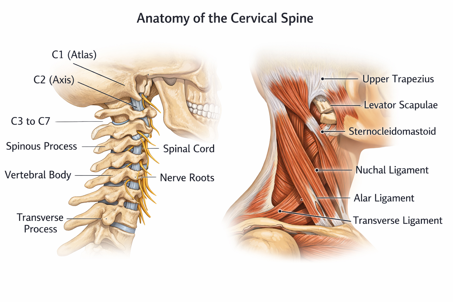 Cervical spine and neck anatomy