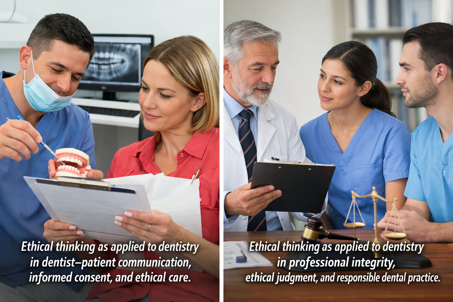 Dental ethics in practice and discussion