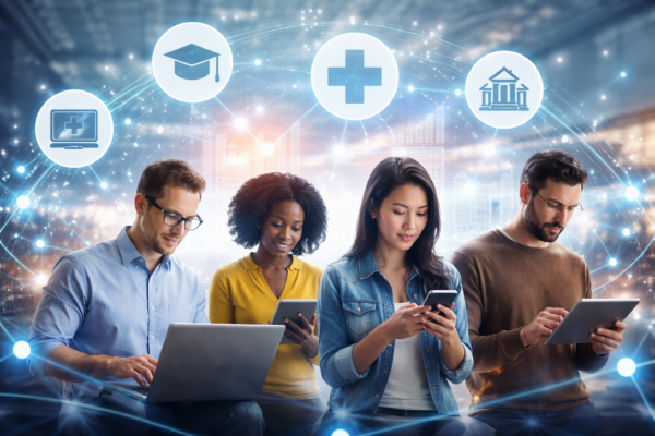 Internet technologies driving digital transformation across education, healthcare, business, and government sectors