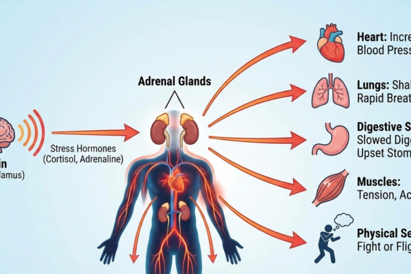 psychological stress and physical symptoms in the human body