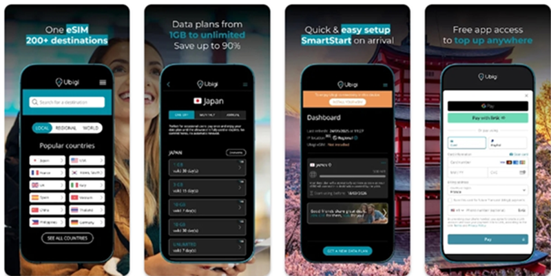 Ubigi specializes in providing internet for cars and high-end laptops