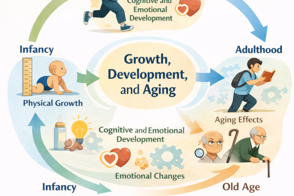Growth, development, and aging process