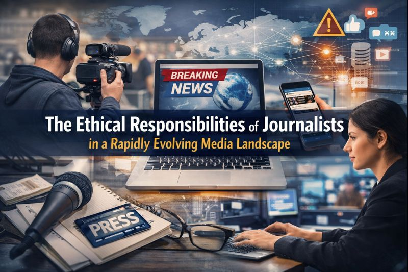 Image representing the Ethical Responsibilities of Journalists in media Landscape