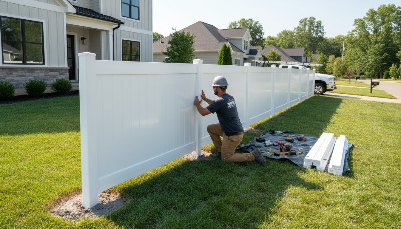 Vinyl Fence Installation