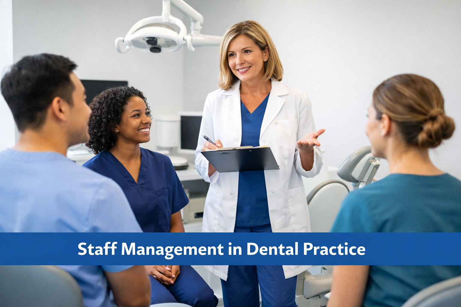 Dental team meeting in practice Dental team meeting in practice