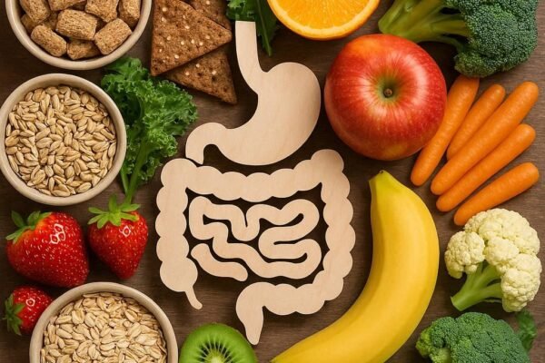 balanced nutrition and hydration promoting long-term digestive health