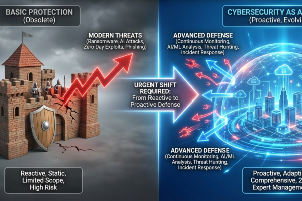 layered cybersecurity framework for IT Company & Tech Solutions protecting business networks
