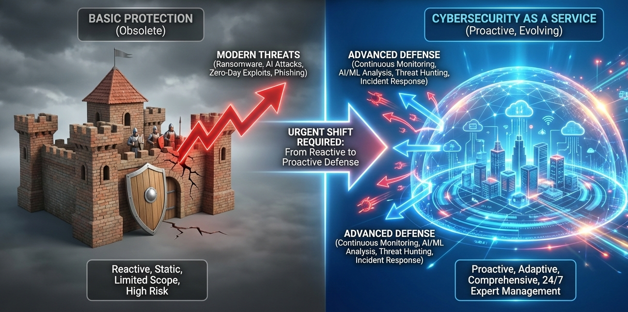 layered cybersecurity framework for IT Company & Tech Solutions protecting business networks