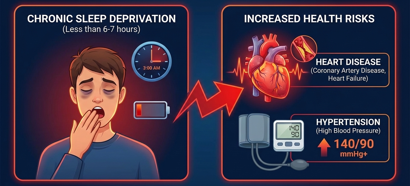 sleep deprivation impacting immunity metabolism and cardiovascular health