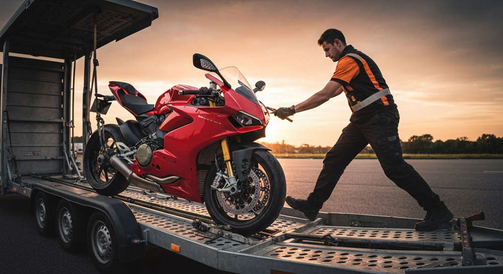 Why Professional Motorcycle Transport Matters for Riders