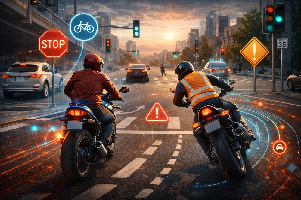 Why the Rules of the Road Are Important on 2 Wheels