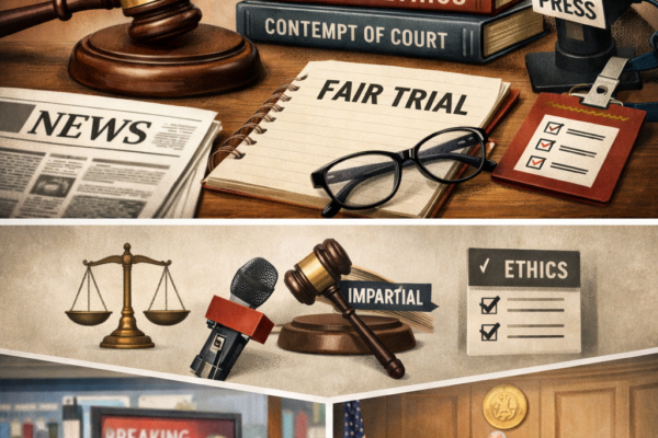Ethical and legal responsibilities of the media in contempt of court and fair trial reporting