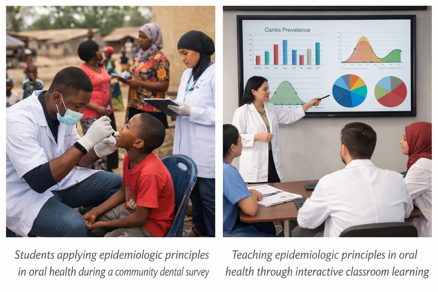 Community dental survey in action