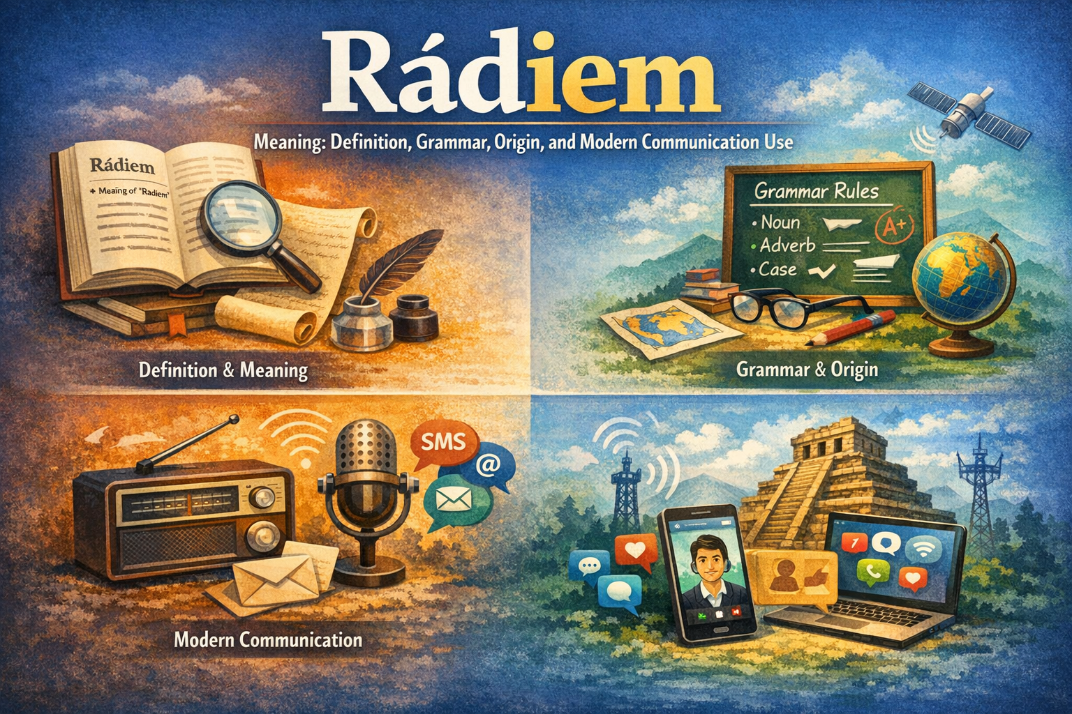 Rádiem Meaning: Definition, Grammar, Origin, and Modern Communication Use