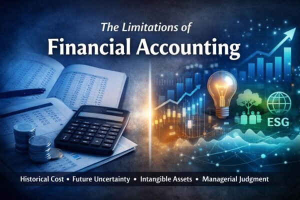 Feature image illustrating the limitations of financial accounting in modern business environments