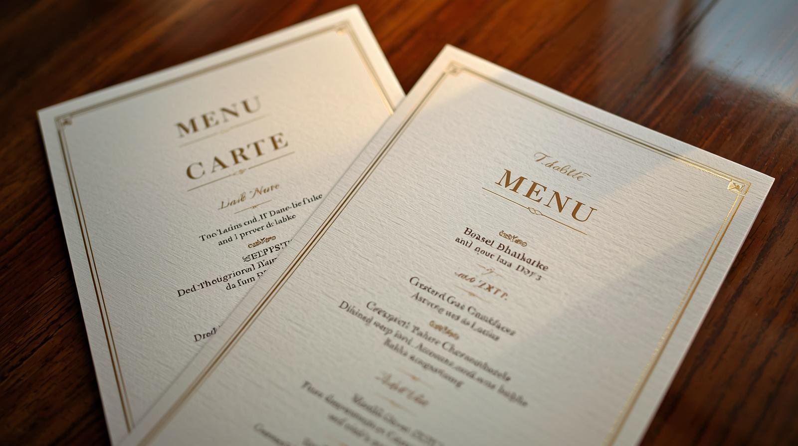 Table d'Hote vs À La Carte Menu Comparison
