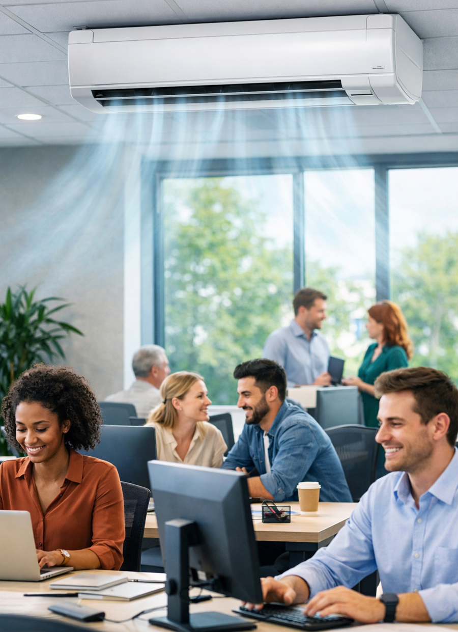 How Efficient Air Conditioning Systems Impact Employee Productivity