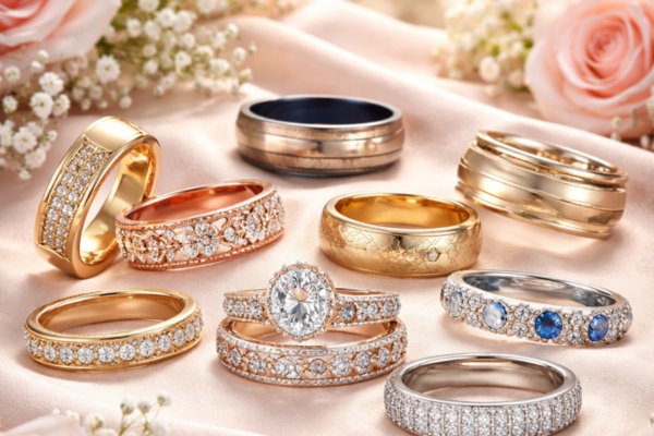 This Year's Popular Wedding Band Trends
