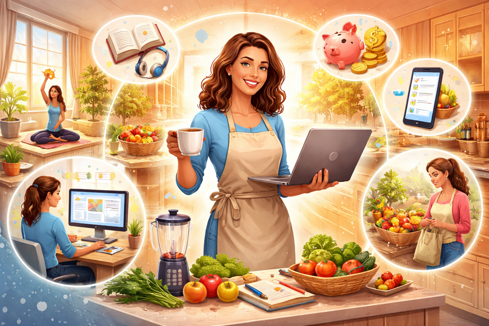 How Housewives Can Improve Their Life While Managing Daily Household Work
